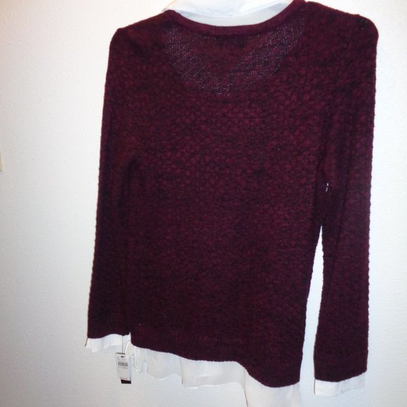 AB Studio Women's Layered Sweater Size XL NWT - Picture 10 of 10